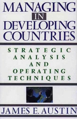Tapa de Managing in developing countries