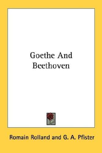 Tapa de Goethe and Beethoven