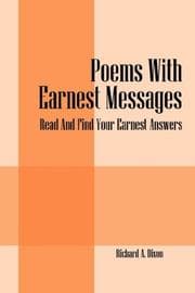 Tapa de POEMS WITH EARNEST MESSAGES: READ AND FIND YOUR EARNEST ANSWERS: