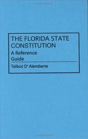 Tapa de The Florida state constitution