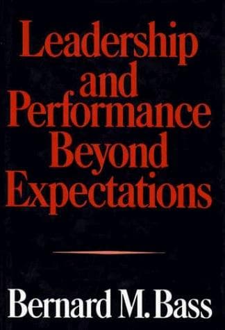 Tapa de Leadership and performance beyond expectations