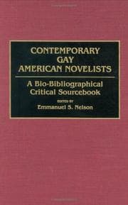 Tapa de Contemporary Gay American Novelists