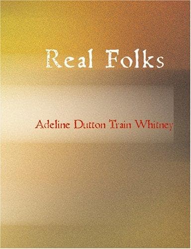 Tapa de Real Folks (Large Print Edition)