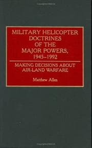Tapa de Military helicopter doctrines of the major powers, 1945-1992