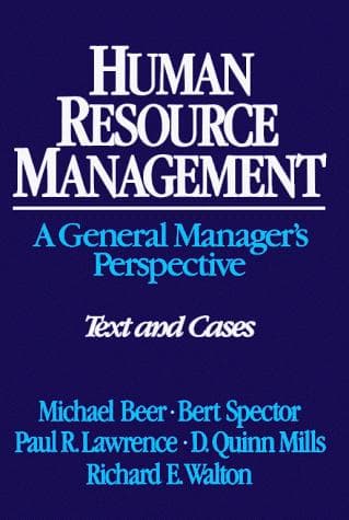 Tapa de Human resource management
