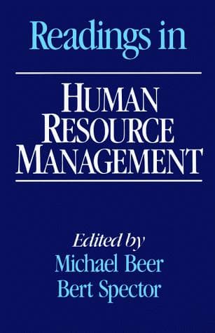 Tapa de Readings in human resource management