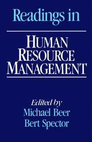 Tapa de Readings in human resource management