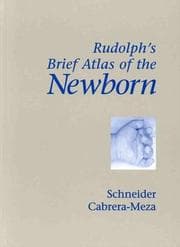 Tapa de Rudolph's brief atlas of the newborn