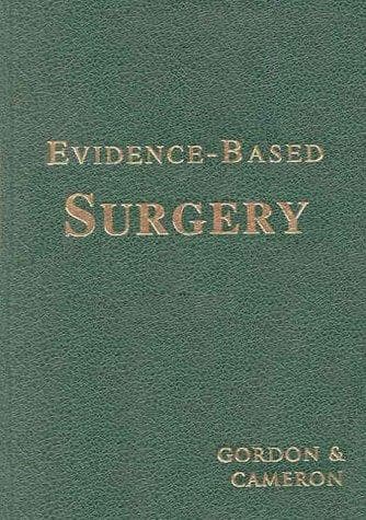 Tapa de Evidence-based surgery