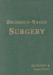 Tapa de Evidence-based surgery