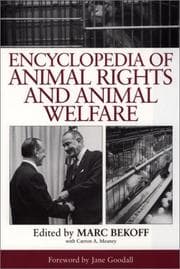 Tapa de Encyclopedia of animal rights and animal welfare