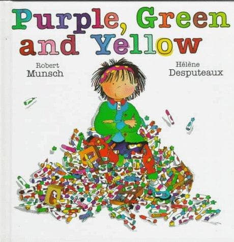 Tapa de Purple, green and yellow