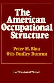 Tapa de The American occupational structure