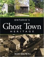 Tapa de Ontario's Ghost Town Heritage