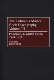Tapa de The Columbia Master Book Discography, Volume III