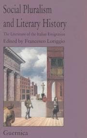 Tapa de Social pluralism and literary history