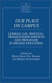 Tapa de Our Place on Campus