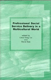 Tapa de Professional social service delivery in a multicultural world