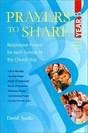 Tapa de Prayers to Share--Year B