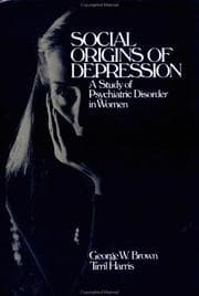 Tapa de Social origins of depression