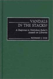 Tapa de Vandals in the stacks?