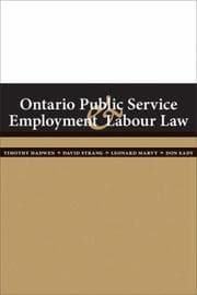 Tapa de Ontario public service employment & labour law