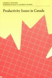 Tapa de Productivity issues in Canada