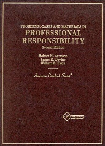 Tapa de Professional responsibility
