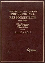 Tapa de Professional responsibility