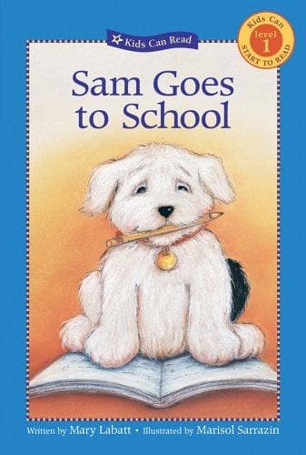 Tapa de Sam Goes to School (Kids Can Read)