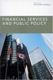 Tapa de Financial Services And Public Policy (John Deutsch Institute Policy Forum)