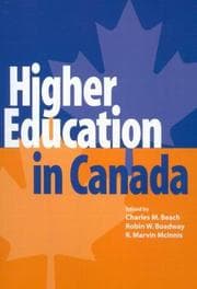 Tapa de Higher Education In Canada (John Deutsch Institute)