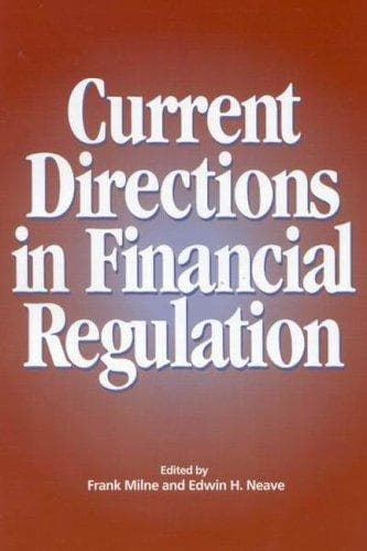 Tapa de Current Directions in Financial Regulation