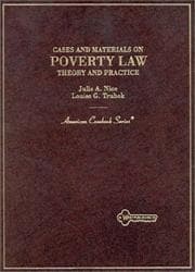 Tapa de Cases And Materials on Poverty Law