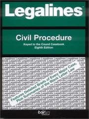 Tapa de Legalines: Civil Procedure