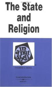 Tapa de The state and religion in a nutshell
