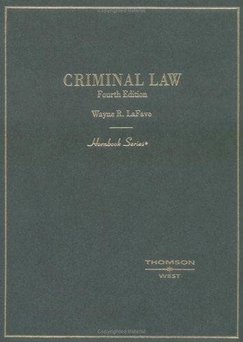 Tapa de Criminal law