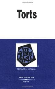 Tapa de Torts in a nutshell