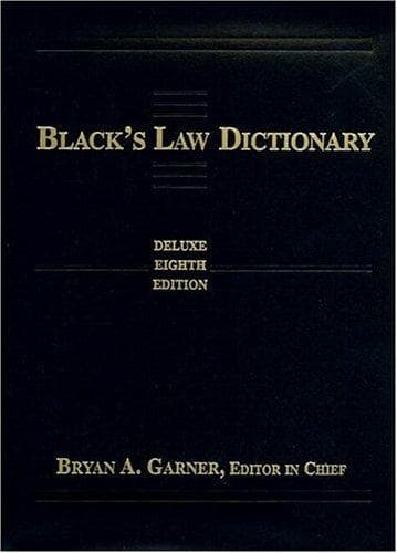 Tapa de Black's law dictionary