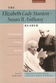Tapa de The Elizabeth Cady Stanton-Susan B. Anthony reader