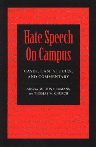 Tapa de Hate speech on campus