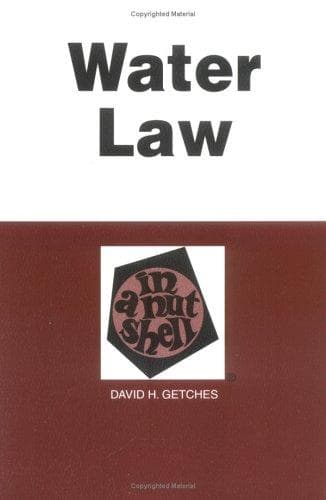 Tapa de Water law in a nutshell