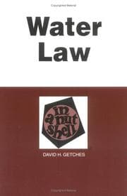 Tapa de Water law in a nutshell