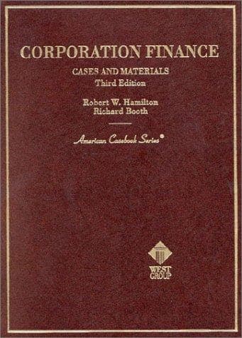 Tapa de Corporation Finance