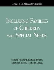 Tapa de Including families of children with special needs