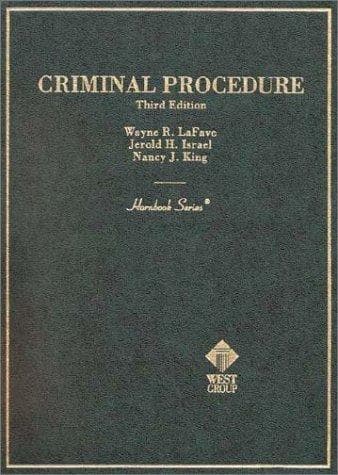 Tapa de Criminal procedure