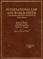 Tapa de International law and world order