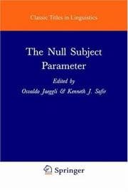 Tapa de The Null subject parameter