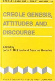Tapa de Creole genesis, attitudes, and discourse