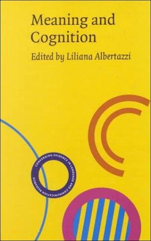 Tapa de Meaning and cognition
